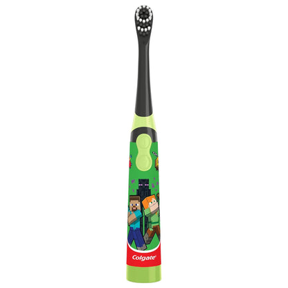 Colgate_Kids_Battery_Powered_Minecraft_Toothbrush,_Extra_Soft_Kids_Battery_Toothbrush_with_1_AA_Battery_Included,_Made_for_Ages_3_and_Up,_Features_Easy_On_and_Off_Switch,_Flat_Lay_Handle,_1_Count