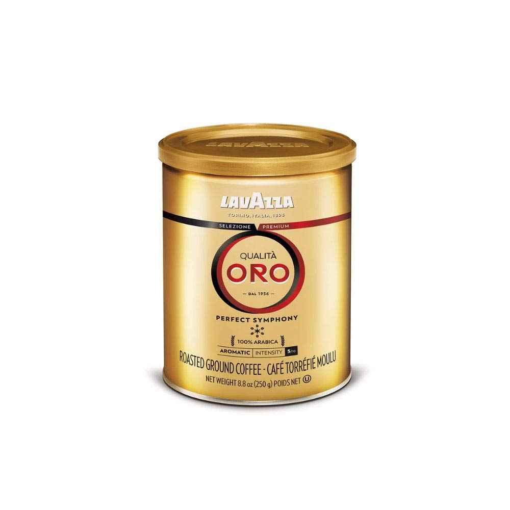Lavazza Qualità Oro Ground Coffee, Medium Roast, 100% Arabica