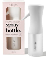 Kitsch Continuous Spray Bottle for Hair – Fine Mist Water Mister & Water Spray Bottle – Recycled Hair Spray Bottle – Spray Bottles for Cleaning, Styling, Plants & More – 150ml