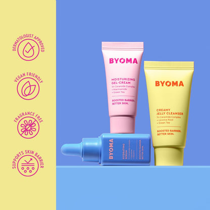 BYOMA_So_Hydrating_Set_-_Barrier_Repair_Skincare_Set_-_Creamy_Jelly_Cleanser,_Hydrating_Face_Serum_&_Ceramide_Face_Moisturizer_for_Dry_Skin_-_Anti_Wrinkle,_Alcohol_Free_Skin_Care_-_30ml,_15ml,_15ml