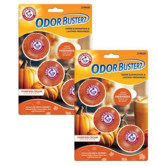 Arm & Hammer OdorBusterz® Odor Eliminator Balls – Baking Soda Odor Control for Closets, Drawers, Hampers & Small Spaces