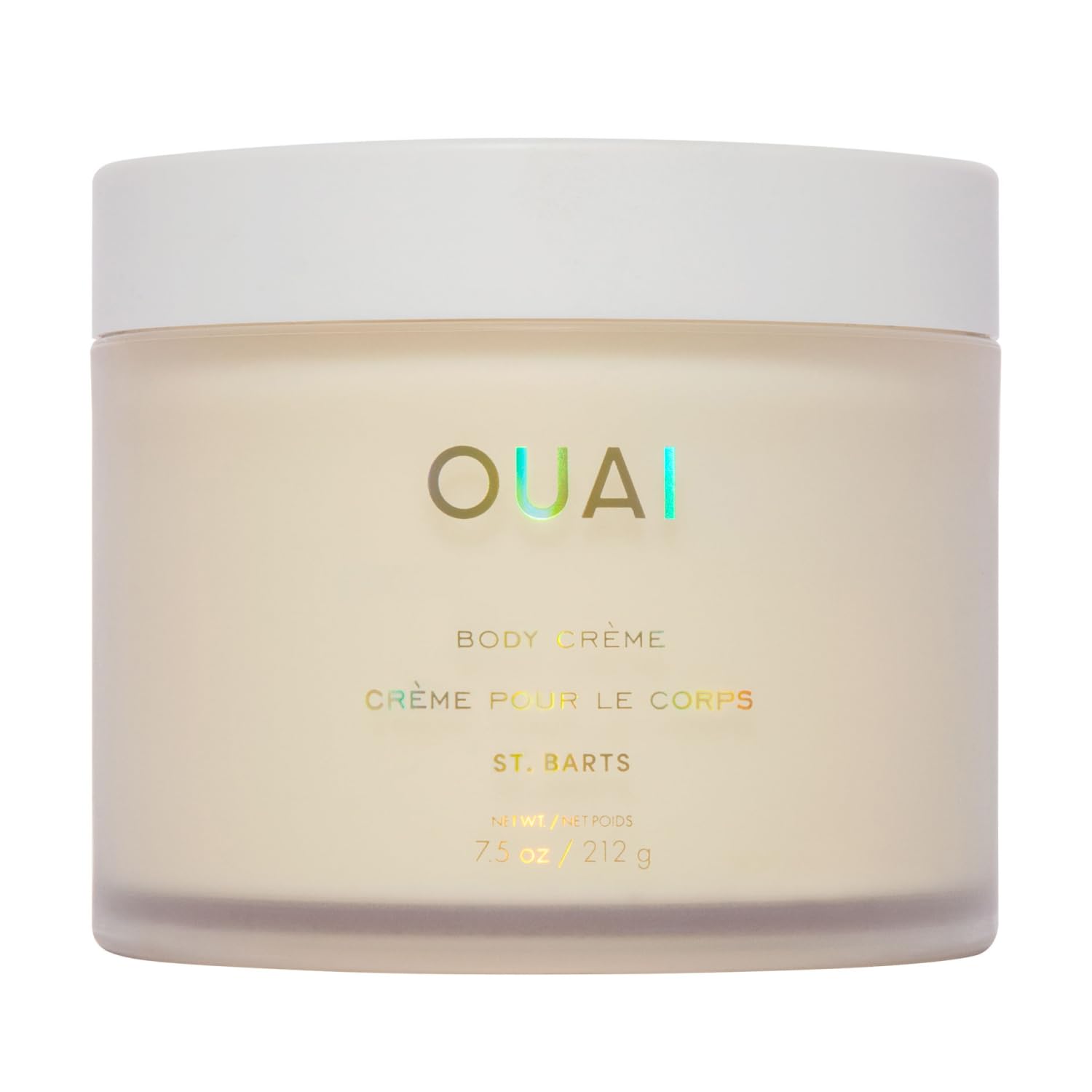 OUAI_Body_Cream,_St._Barts_-_Hydrating_Whipped_Body_Cream_with_Cupuaçu_Butter,_Coconut_Oil_and_Squalane_-_Softens_Skin_and_Delivers_Healthy-Looking_Glow_-_Sulfate-Free_Skin_Care_(7.5_Oz)