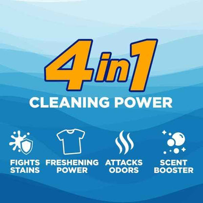 ARM & HAMMER Liquid Laundry Detergent, Clean Burst Fresh, 174 fl oz, 174 Loads