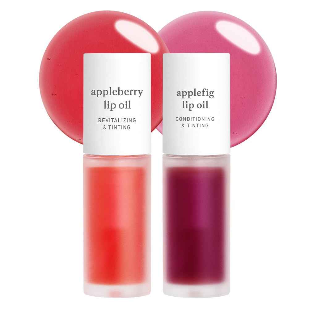 NOONI Korean Lip Oil | Long-Lasting, Moisturizing, Plumping, Revitalizing for Dry Lips, Waterproof, No Peel Off, Korean Tint, Hydrating Lip Stain, Nourishing Crystal Clear, 0.12 FL Oz