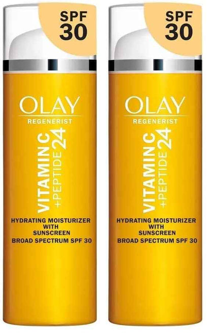 Olay Vitamin C Hydrating moisturizer with sunscreen, SPF 30, 1.7 Oz