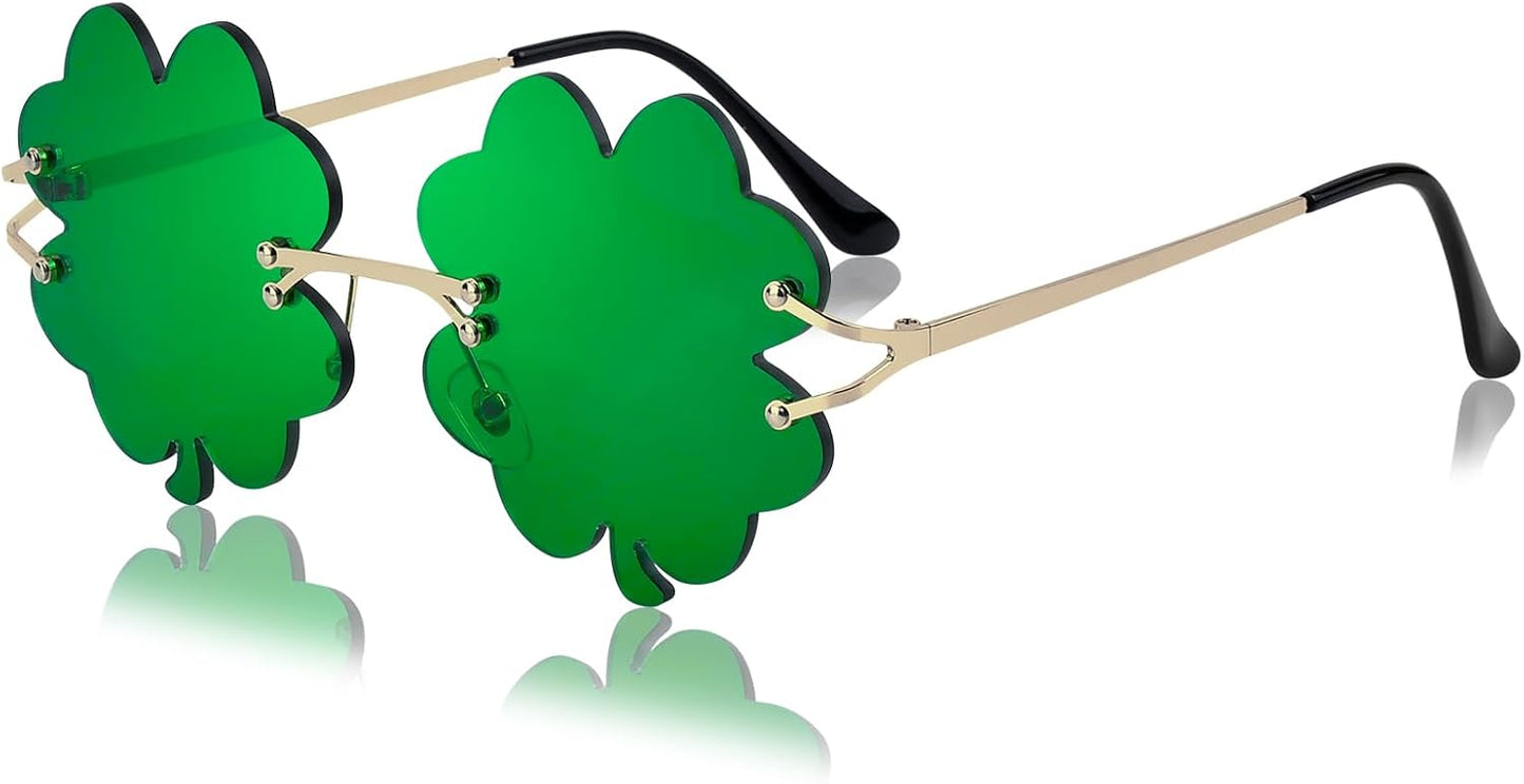 St_Patricks_Day_Decorations,_St._Patrick's_Day_Accessories_Irish_Shamrock_Sunglasses_Decor_Party_Favors_Supplies_Green_Four_Leaf_Clover_Costume_Glasses_for_Women_Men