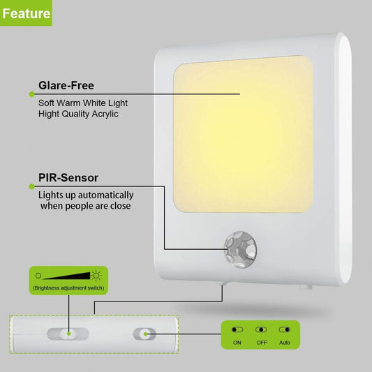 MAZ-TEK_Plug_in_Motion_Sensor_Lights_with_Adjustable_Brightness,Warm_White_Motion_Activated_Led_Night_Light_for_Hallway,_Stair,_Corridor,_Kitchen,_Living_Room,_Garage,_Basement,_Utility_Room,2_Pack