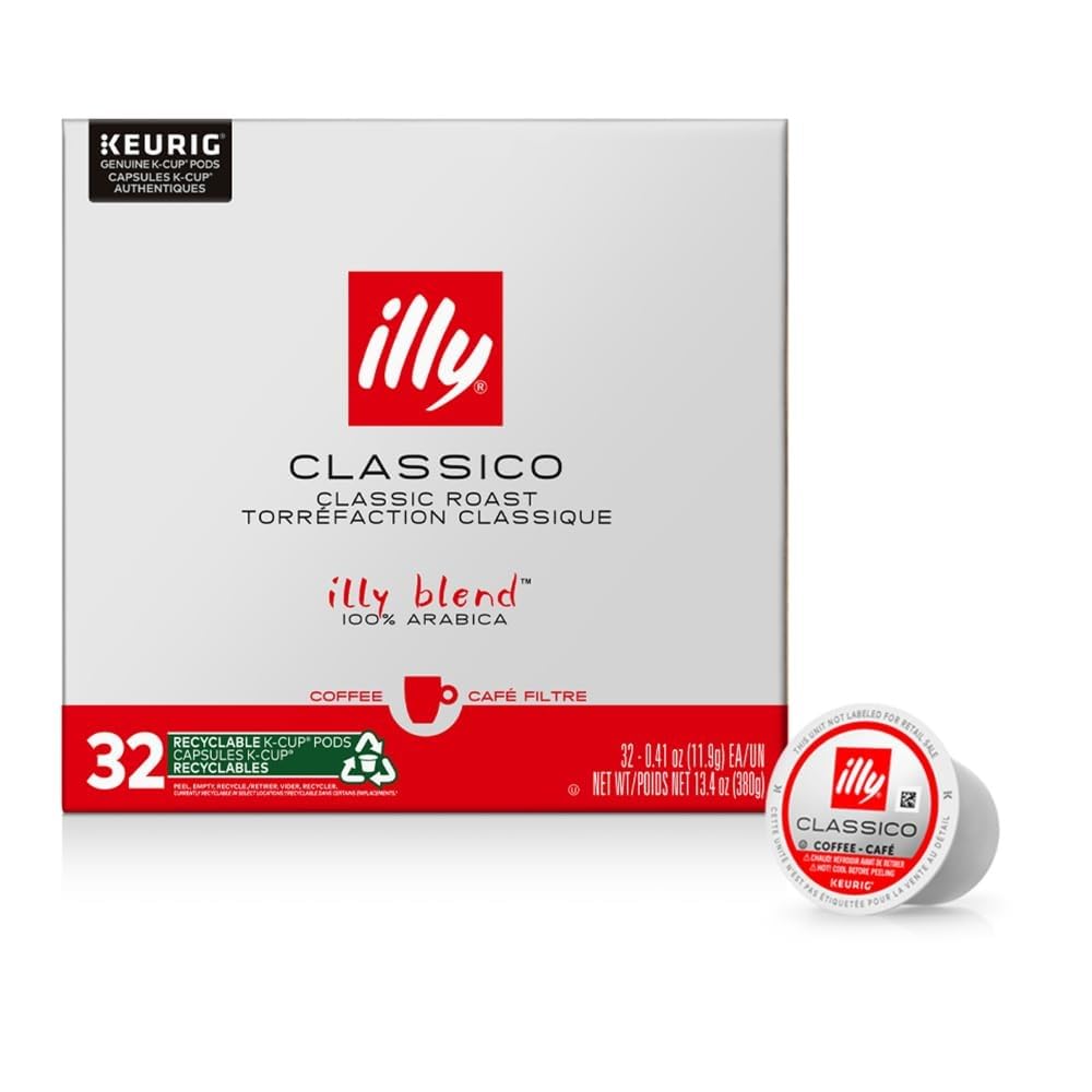 illy_Coffee_K_Cup,_Pods_for_Keurig_Machines,_Classico_Medium_Roast,_100%_Arabica,_Premium_Italian_Coffee,_32_Count,_1_Pack