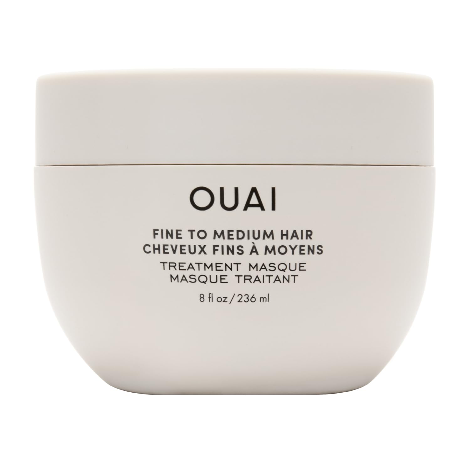 OUAI_Fine_to_Medium_Hair_Treatment_Mask_-_Lightweight_Deep_Conditioning_Hair_Mask_with_Shea_Butter,_Keratin_&_Panthenol_-_Helps_Hydrate,_Fight_Frizz,_Strengthen_&_Repair_Damage_(3.4_oz)