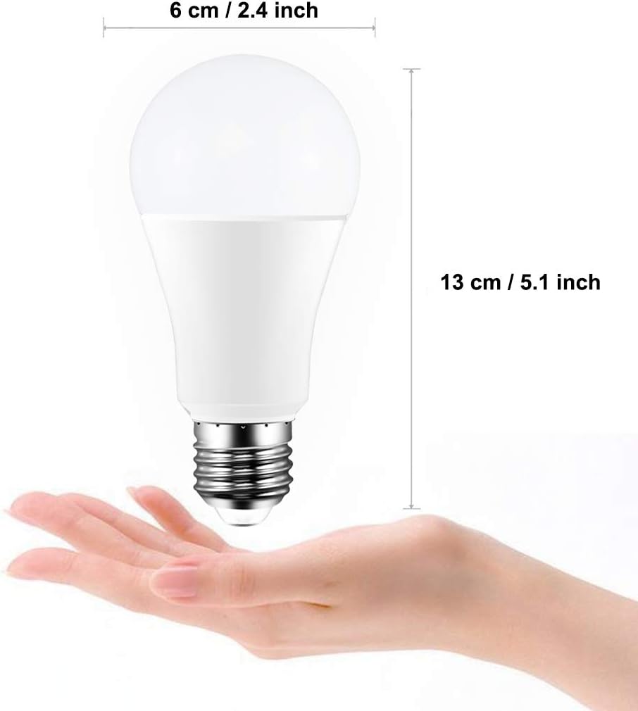 ILC_Color_Changing_LED_Light_Bulb,_120_Colors,_2700K_Warm_White,_70_Watt_Equivalent,_DIY_Strobe,_RGB_with_Remote_Control,_LED_10W_A19_E26_Screw_(Pack_of_2)