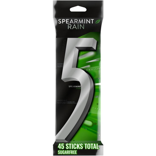 5_GUM_Spearmint_Rain_Sugar_Free_Chewing_Gum,_15_pieces_(3_Pack)