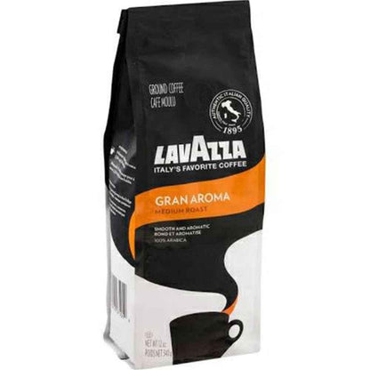 Lavazza Ground Coffee, Light Roast, Smooth and Aromatic Taste, Intensity 2/5, 100% Arabica, Ideal for Drip Brewers
