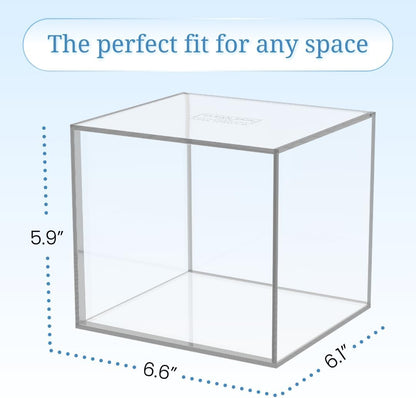 CLEAN_SKIN_CLUB_Clear_Acrylic_Box_for_Clean_Towels_XL_(NOT_Included),_Container_For_50_Disposable_Clean_Towels_XL,_Face_Towelettes_Bathroom_Counter_Storage,_Bin_for_Cleansing_Facial_Dry_Wipes