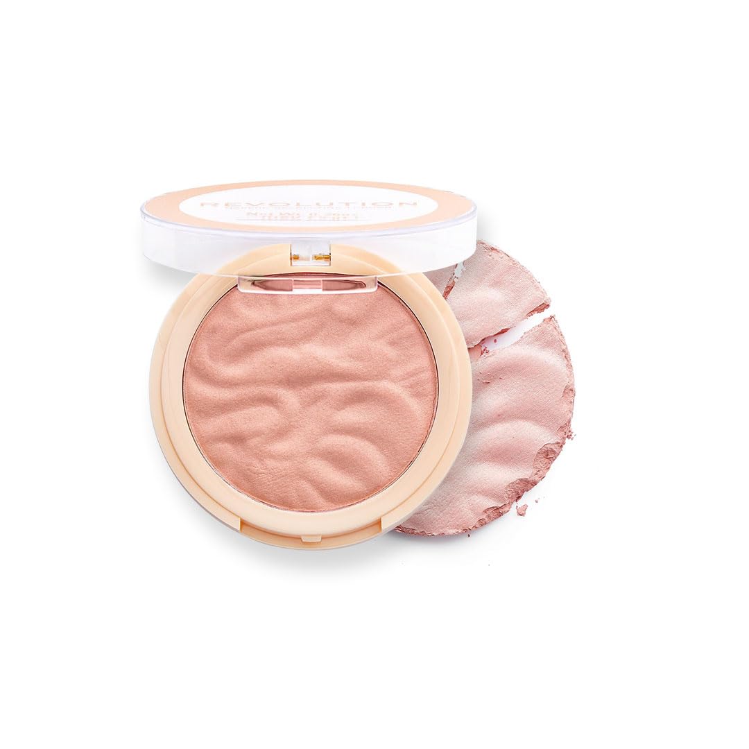 Revolution Beauty London, Blusher Reloaded, Pressed Powder Face Blusher, Highly Pigmented &amp;amp; Long-Lasting Formula, Sweet Pea, 0.26 oz