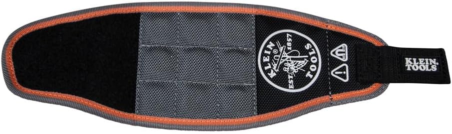 Klein_Tools_55895_Magnetic_Wristband,_Tradesman_Pro_Tool_Wristband_Holds_Wire_Connectors,_Screws,_Nails,_Drill_Bits,_With_Breathable_Mesh