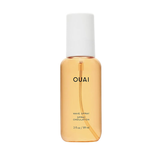 OUAI_Travel_Size_Wave_Spray_-_Texture_Spray_for_Hair_with_Coconut_Oil_and_Rice_Protein_-_Adds_Texture,_Volume_&_Shine_for_Beach_Waves_-_Paraben_Free,_Safe_for_Color_&_Keratin-Treated_Hair_(3_fl_oz)