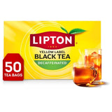 Lipton Decaf Black Tea Bags, Hot or Iced Caffeine Free Tea, 50 Total Bags