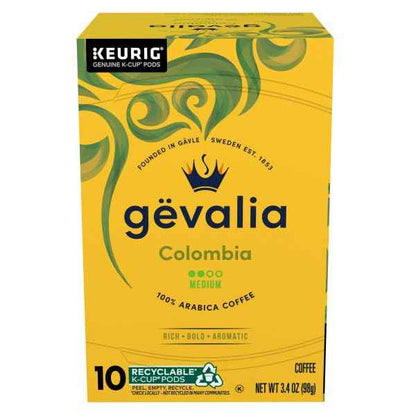 Gevalia Colombia K-Cup Coffee Pods, for a Keto and Low Carb Lifestyle