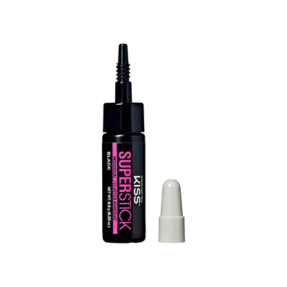 KISS_SuperStick_Individual_Lash_Cluster_Adhesive,_Gentle_Formula,_7_Day_Hold,_Cactus_&_Witch_Hazel_Extract,_Dermatologist_Tested,_Waterproof_Lash_Glue,_No_Harsh_Odor,_Net_Wt._6.5g_(0.23_oz.),_Black