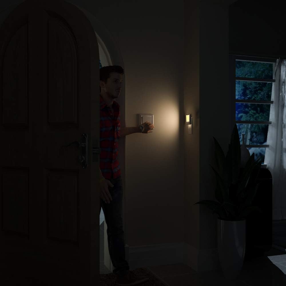 MAZ-TEK_Plug_in_Motion_Sensor_Lights_with_Adjustable_Brightness,Warm_White_Motion_Activated_Led_Night_Light_for_Hallway,_Stair,_Corridor,_Kitchen,_Living_Room,_Garage,_Basement,_Utility_Room,2_Pack