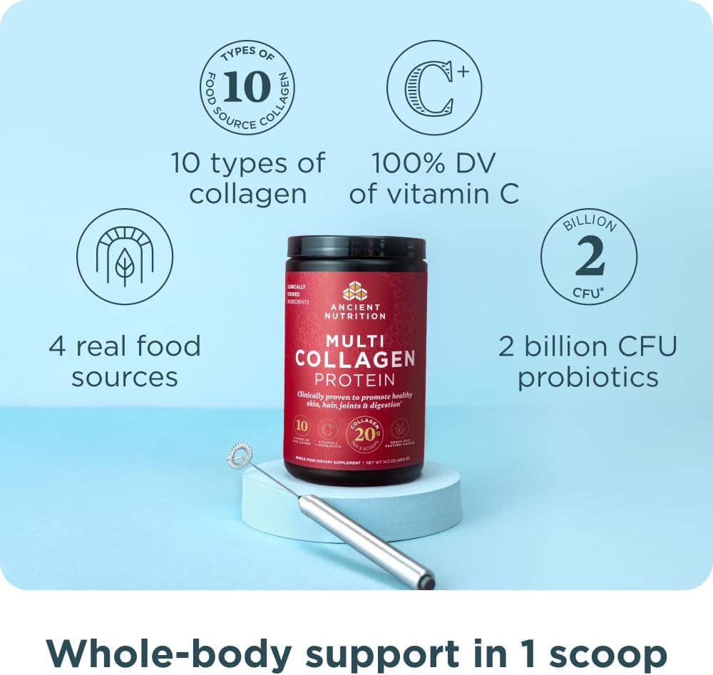 Ancient_Nutrition_Collagen_Powder_Protein_with_Probiotics,_Unflavored_Multi_Collagen_Protein_with_Vitamin_C,_45_Servings,_Hydrolyzed_Collagen_Peptides_Supports_Skin_and_Nails,_Gut_Health,_16oz