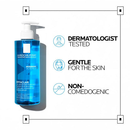 La_Roche-Posay_Effaclar_Purifying_Foaming_Gel_Cleanser_for_Oily_Skin,_With_Zinc_Pidolate_To_Remove_Excess_Oil,_Alcohol_Free_&_Oil_Free,_Face_Wash_For_Oily_Skin,_Dermatologist_&_Sensitive_Skin_Tested​
