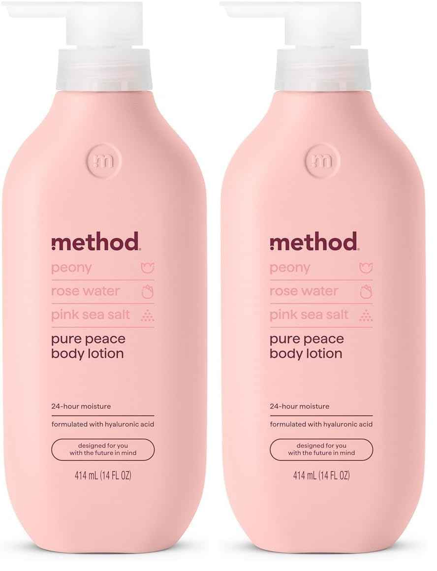 Method Body Lotion, Coconut, Rice Milk + Shea Butter notes, 24 Hours of Moisture 14 oz