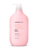 Method Body Wash, Pure Peace, Paraben and Phthalate Free, Biodegradable Formula, 28 oz , Pack of 1 Body Care Fragrance Soap Blend Gel Radiant Comfort Cleanser Cleansing Scented