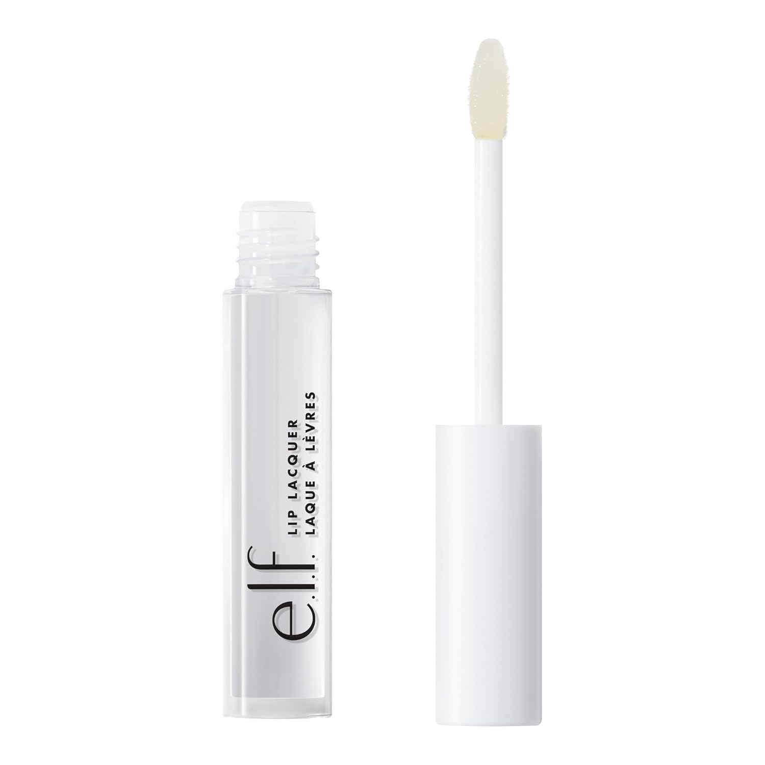 e.l.f._Lip_Lacquer,_Nourishing,_Non-Sticky_Ultra-Shine_Lip_Gloss_With_Sheer_Color,_Infused_With_Vitamins_A_&_E,_Vegan_&_Cruelty-Free,_Clear