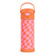 16 Ounces - Wavy Checkers Orange