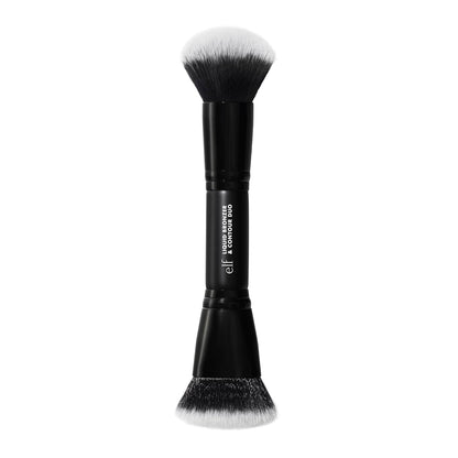 e.l.f._Liquid_Bronzer_&_Contour_Duo_Brush,_Silky_Highly_Pigmented_Formula_with_Dual-ended_Makeup_Brush,_Synthetic_Bristles,_100%_Vegan_and_Cruelty-Free