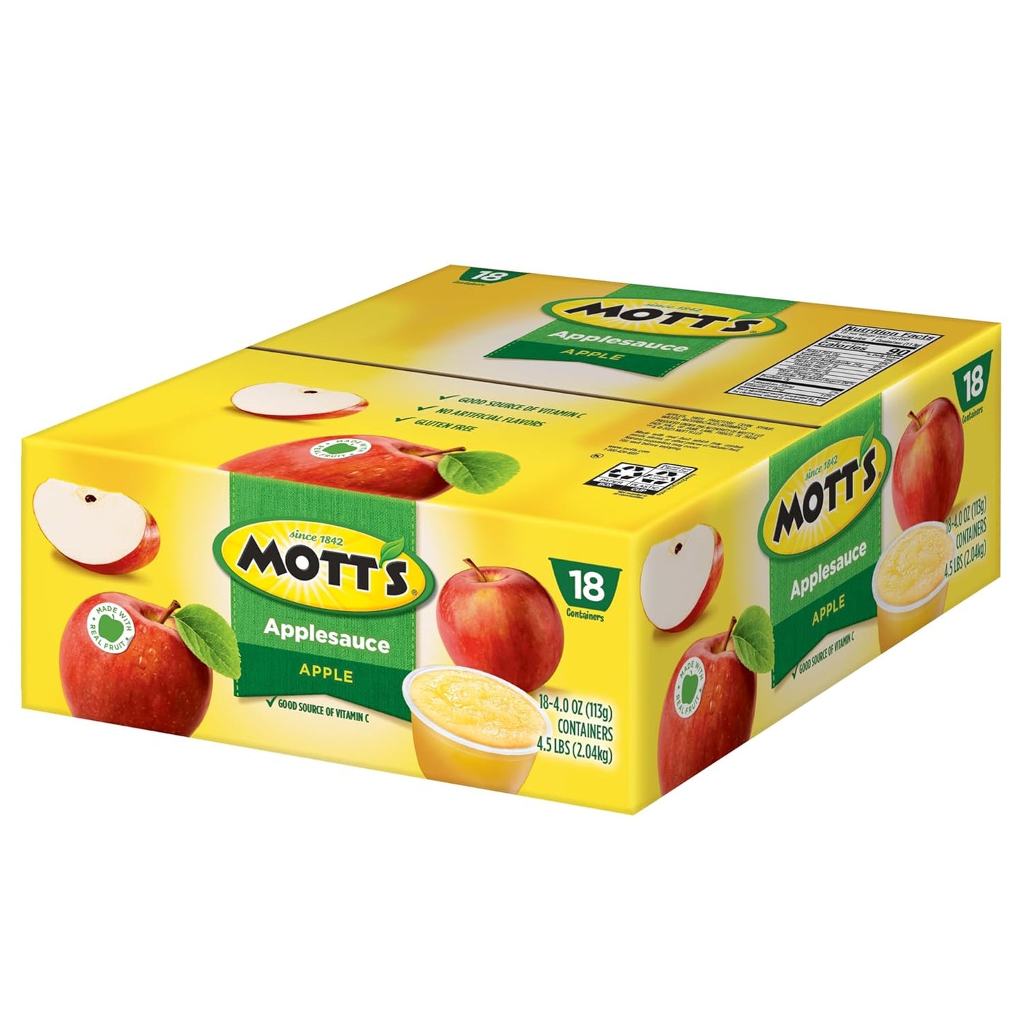 Applesauce_Apple_Flavor,_4_Oz_Cups,_18_Count,_No_Artificial_Flavors,_Good_Source_Of_Vitamin_C,_Nutritious_Option_For_The_Whole_Family