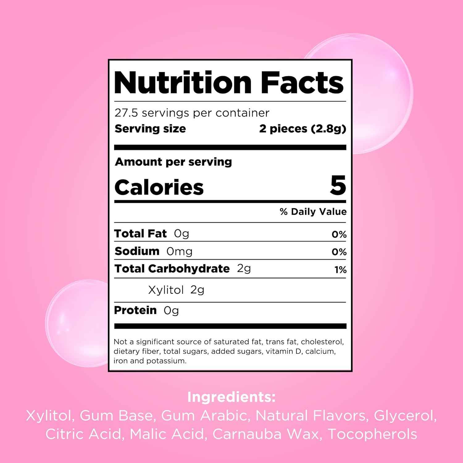 PUR Gum Aspartame Free 100% Xylitol Spearmint Chewing Gum for Intentional Clean Living and Clutter Free Pantry Storage