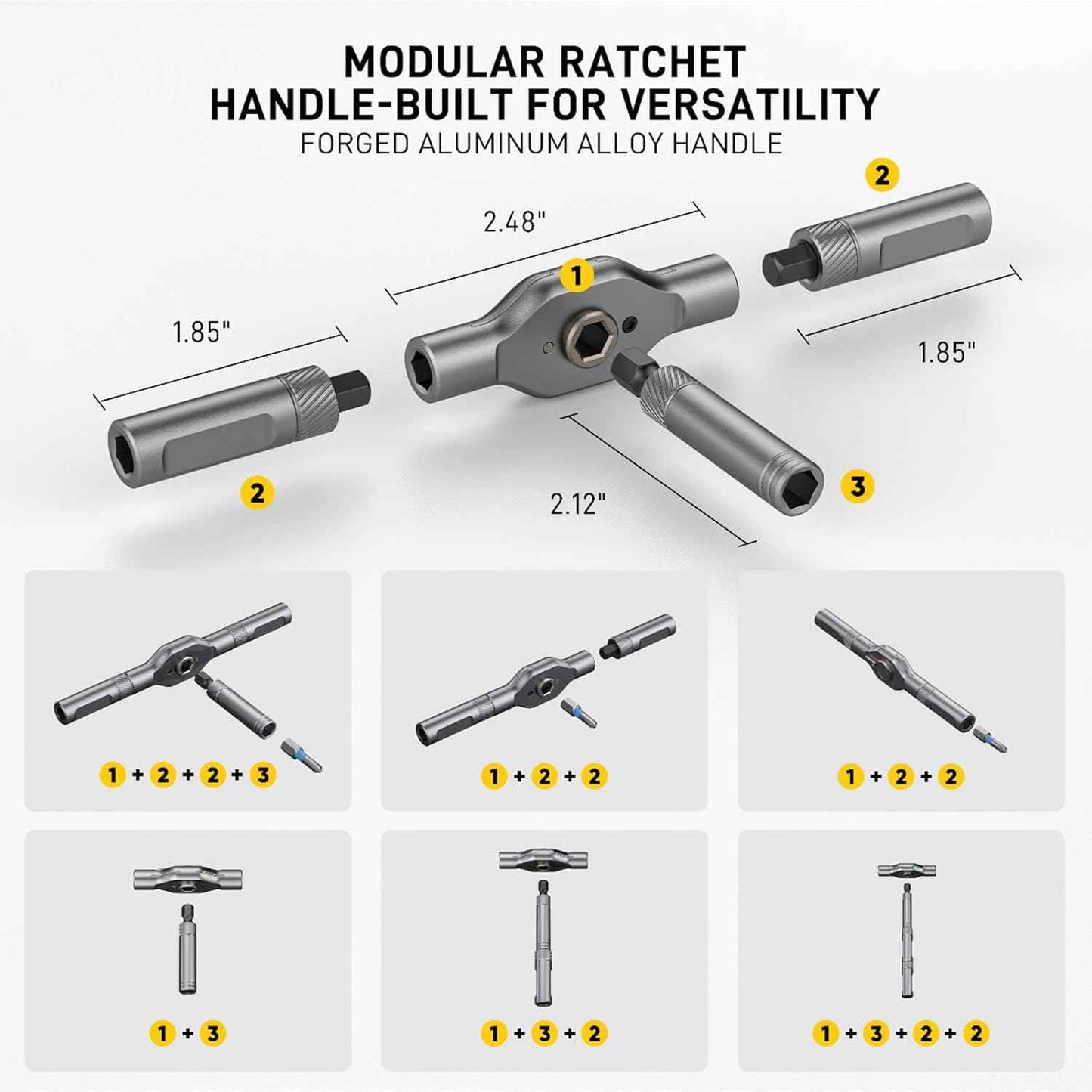 [Brand] 42-in-1 Ratchet Screwdriver Set – All-in-One Tool to Replace a Cluttered Drawer of Drivers