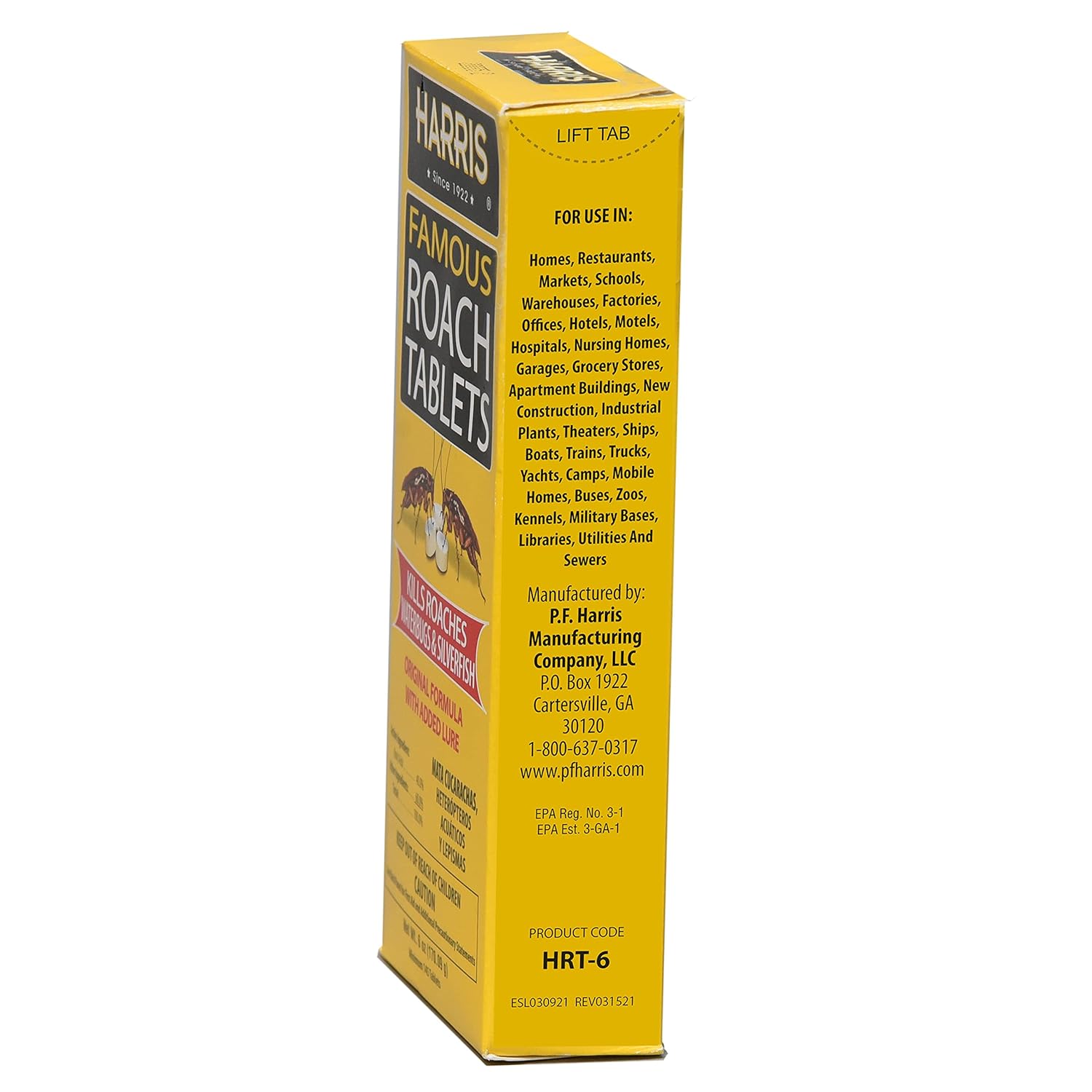 Harris_Roach_Tablets,_Boric_Acid_Roach_and_Insects_Killer_with_Lure,_Alternative_to_Bait_Traps