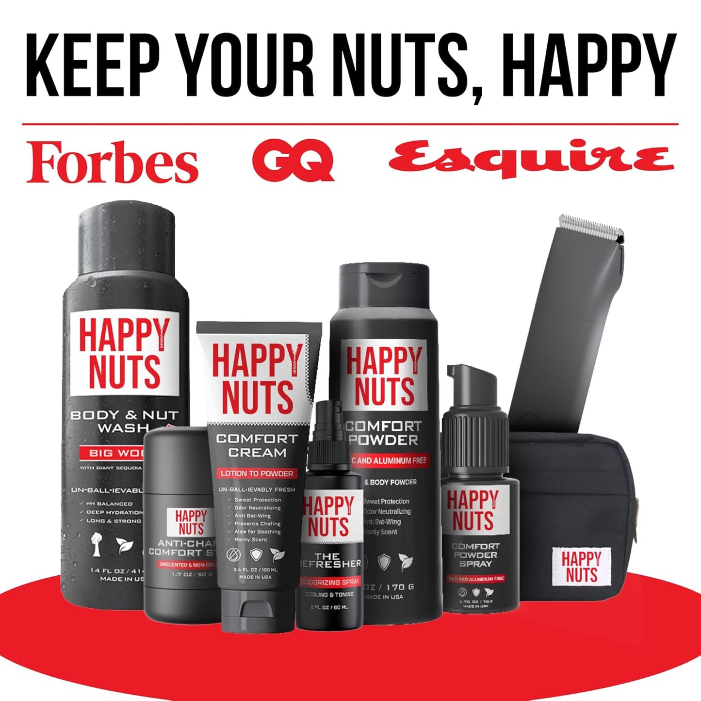 HAPPY_NUTS_Comfort_Cream_Deodorant_For_Men:_Anti-Chafing_Sweat_Defense,_Odor_Control,_Aluminum-Free_Mens_Deodorant_&_Hygiene_Products_for_Men_3.4_oz.(1_Pack,_Original)