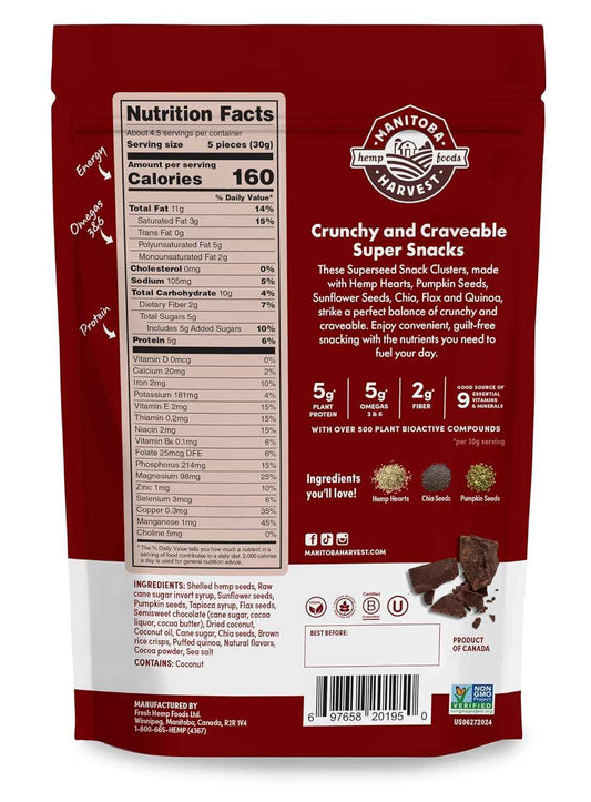 Manitoba Harvest Superseed Snack Clusters – Trail-Proven Vegan Snack for Hiking and Running Adventures