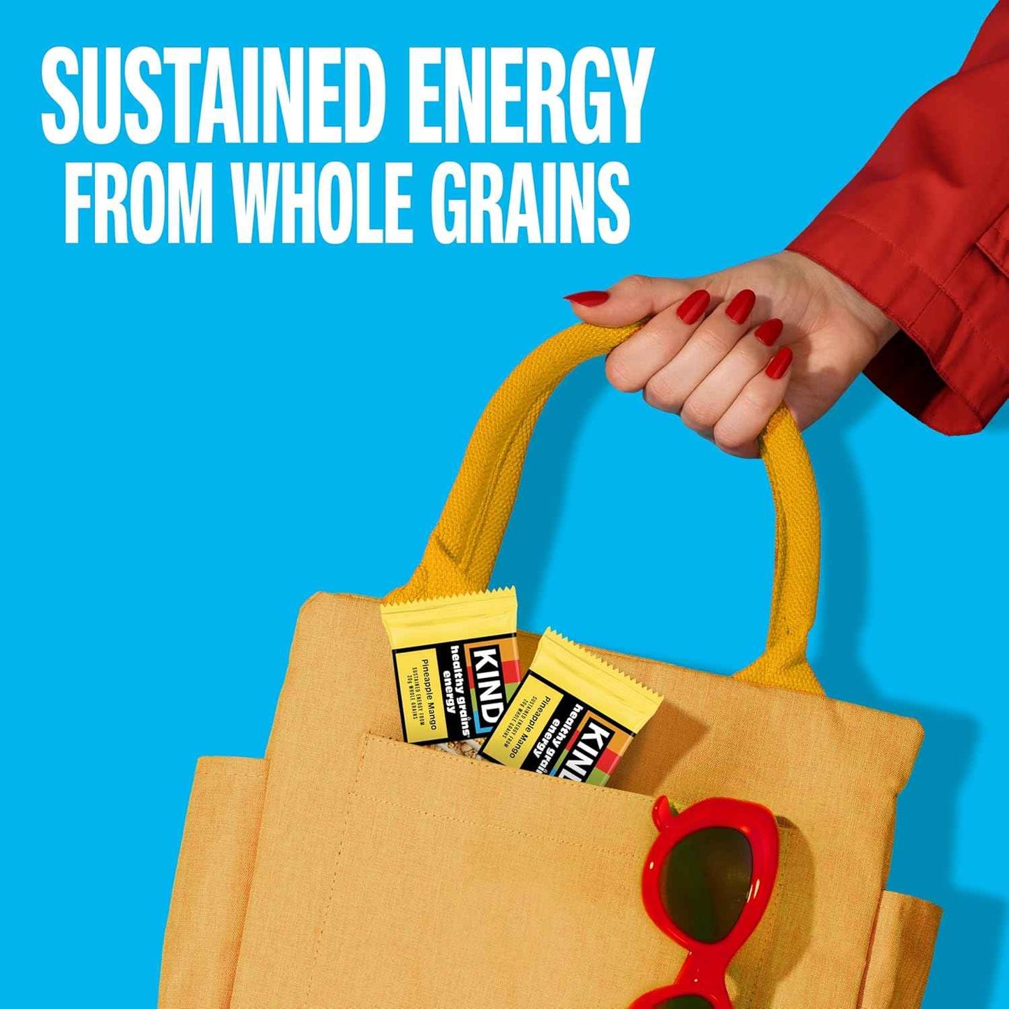KIND Healthy Grains Bars – Home Office Snack to Beat the 10am Slump, 20g Whole Grains for Steady Focus