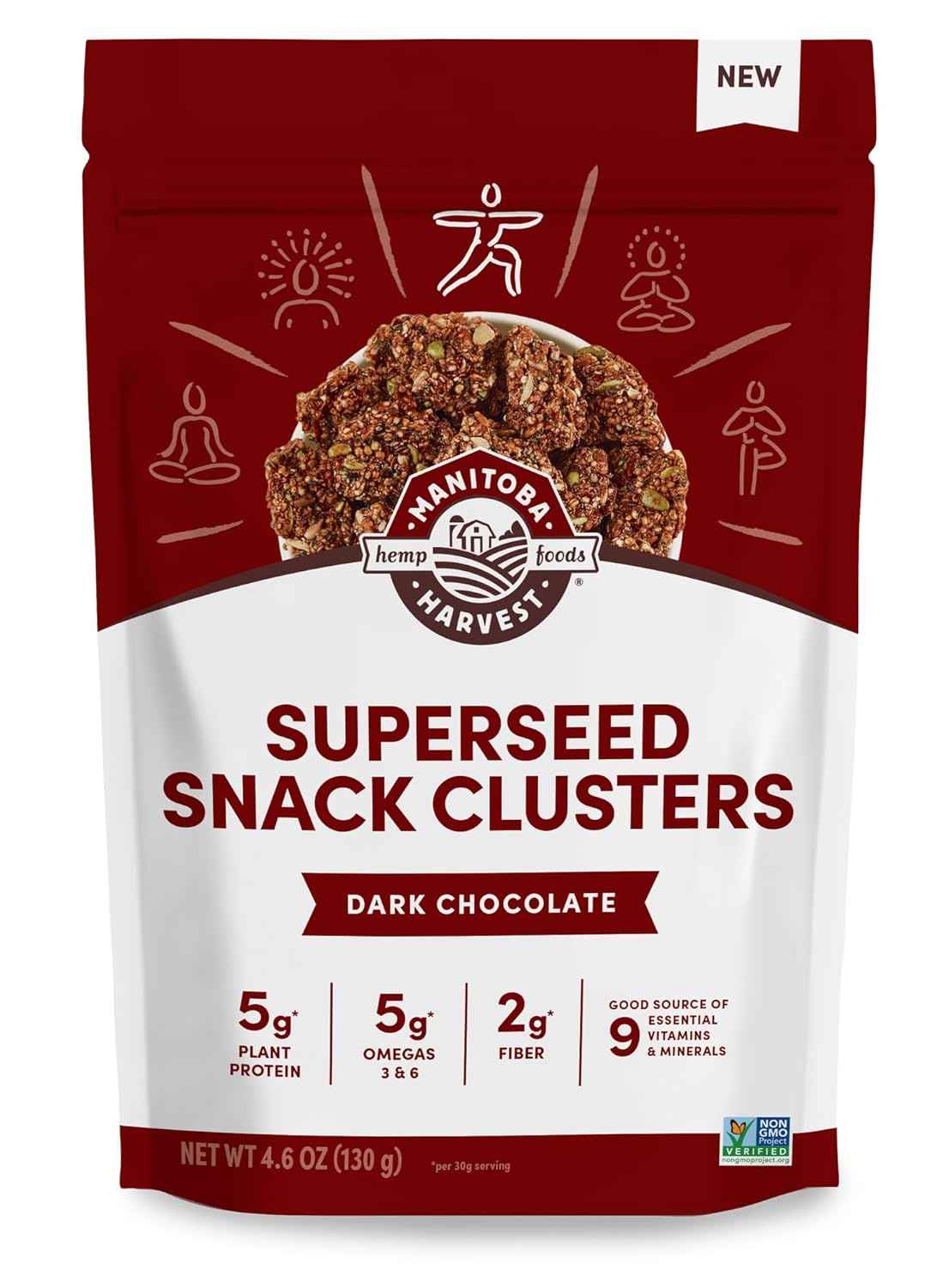 Manitoba Harvest Superseed Snack Clusters – Trail-Proven Vegan Snack for Hiking and Running Adventures