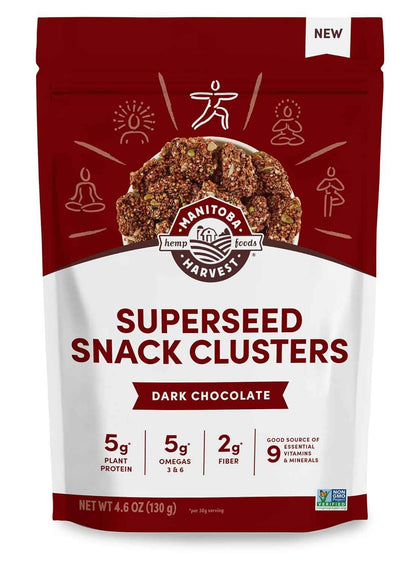 Manitoba Harvest Superseed Snack Clusters – Trail-Proven Vegan Snack for Hiking and Running Adventures