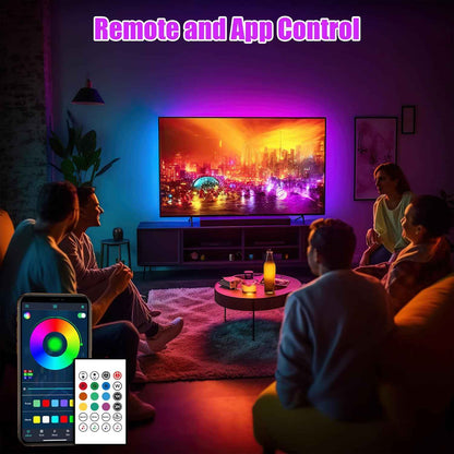 maylit ICRGB TV LED Backlight – Thoughtful Housewarming Gift for Him, App-Controlled Room Decor