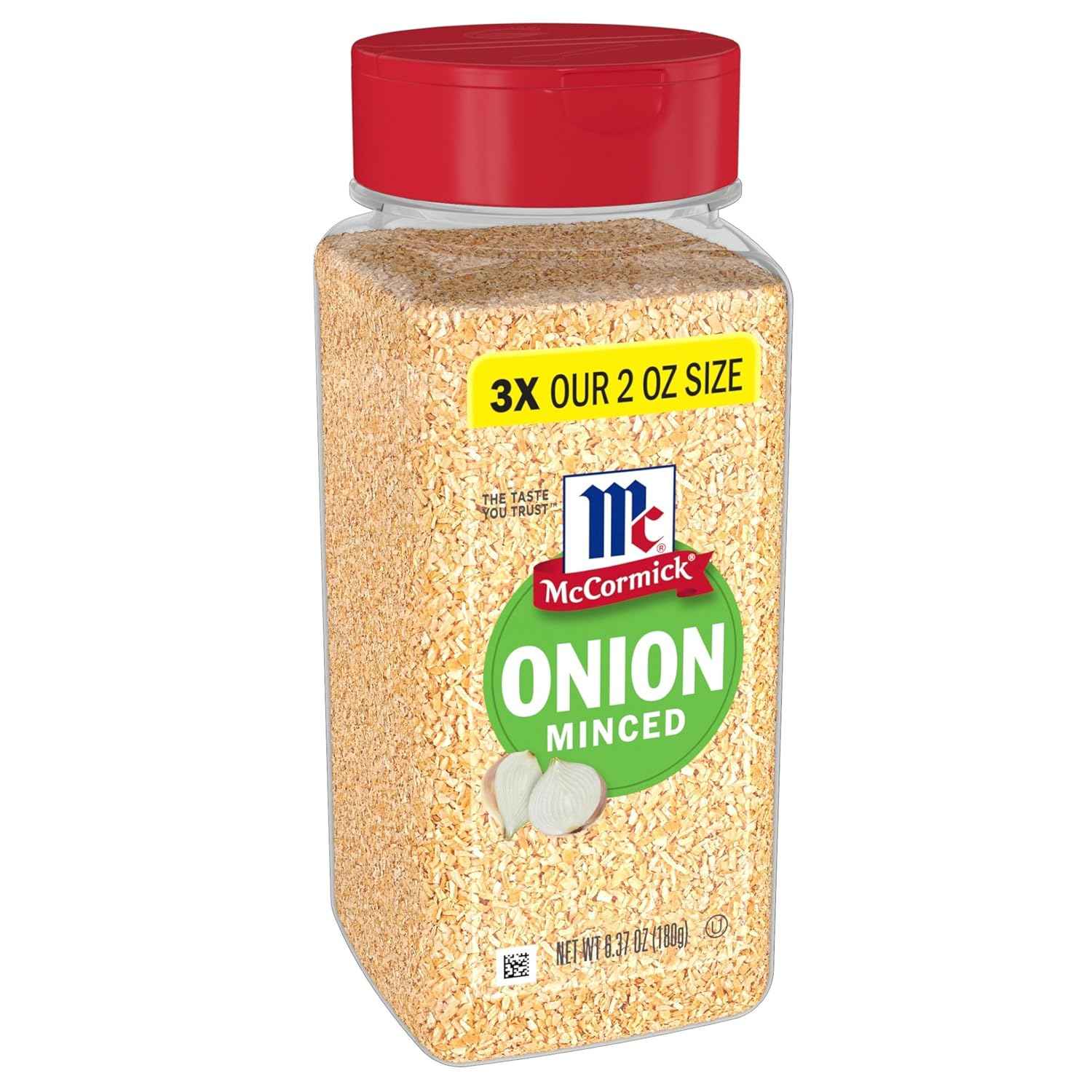 McCormick Minced Onion, 6.37 oz – Shelf-Stable RV Galley Staple, No Refrigeration Needed for Road Trips