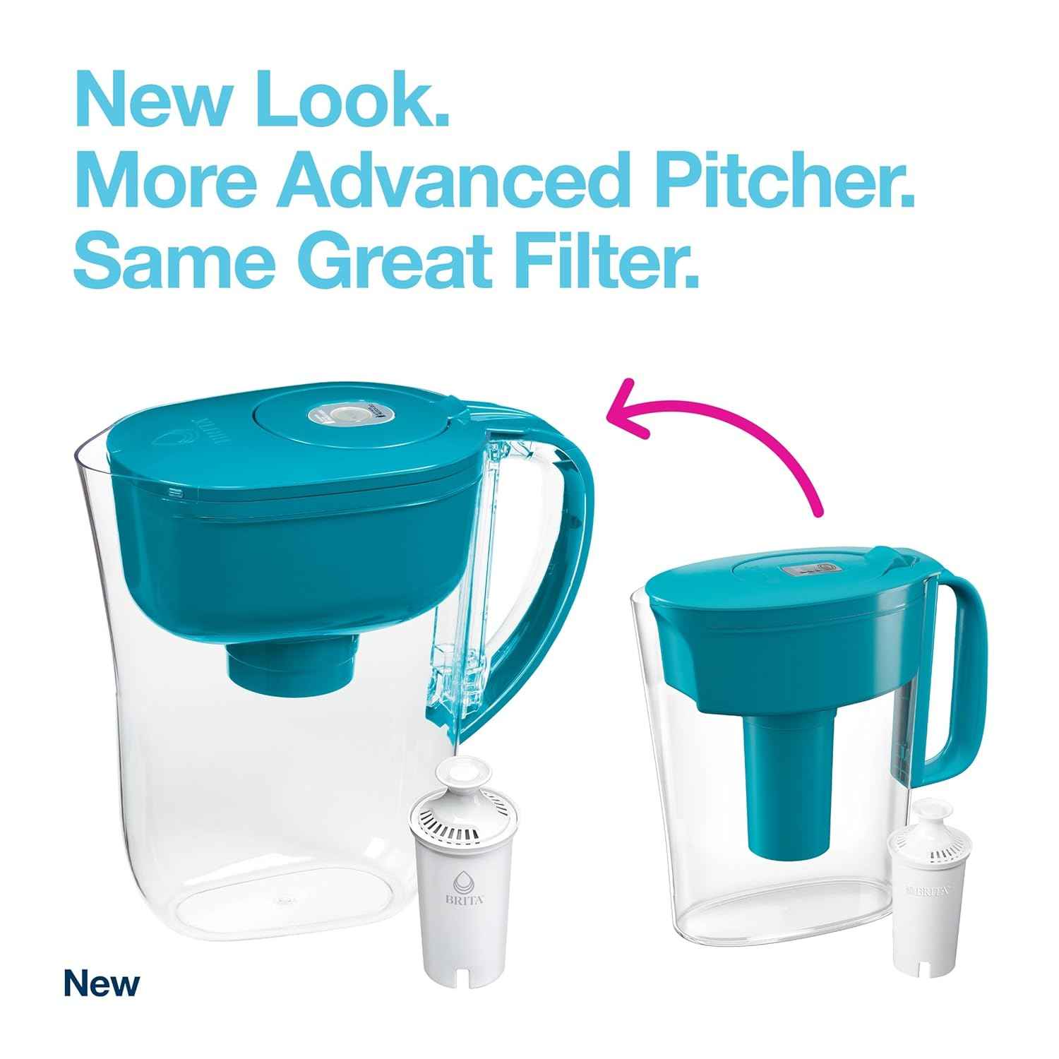 Brita Metro Water Filter Pitcher – Reliable Hydration for Home Office Focus