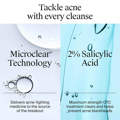Neutrogena Oil-Free Acne Face Wash – Daily Skincare Ritual for Breakout-Prone Skin, 2% Salicylic Acid Cleanser, 6 fl. oz