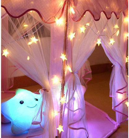 Homeleo Star String Lights for Bedroom & Living Room Decor, Warm White Battery LED Fairy Lights with Remote
