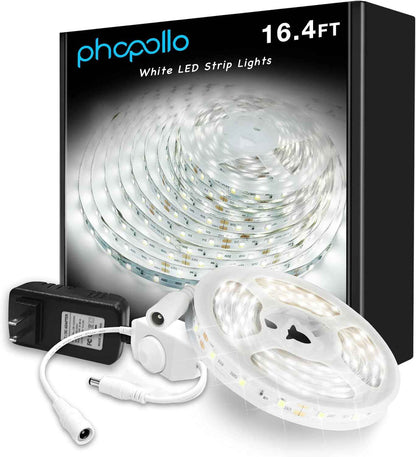 phopollo LED Strip Lights – Clean-Line Under-Cabinet Lighting for Uncluttered Modern Kitchens