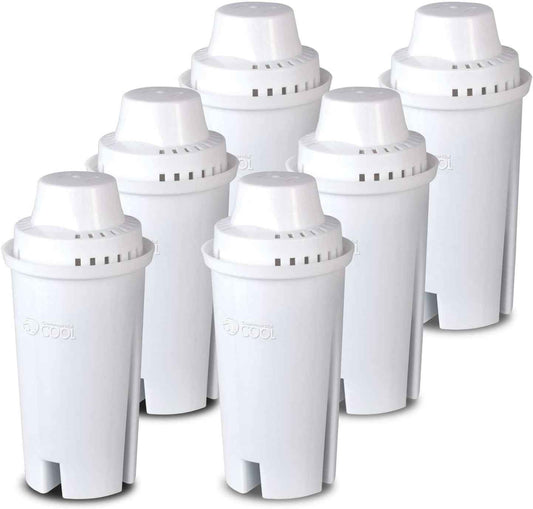 Commercial Cool Brita Replacement Filters – Streamlined 6-Pack Filtration for Clutter-Free Refrigerator Counters