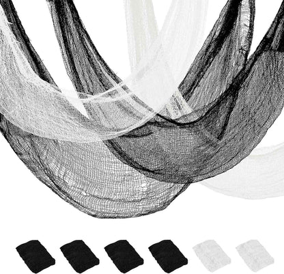 Creepy Cloth 6-Piece Halloween Gauze Set – Spooky Season Gift for Hosts and Home Decor Lovers