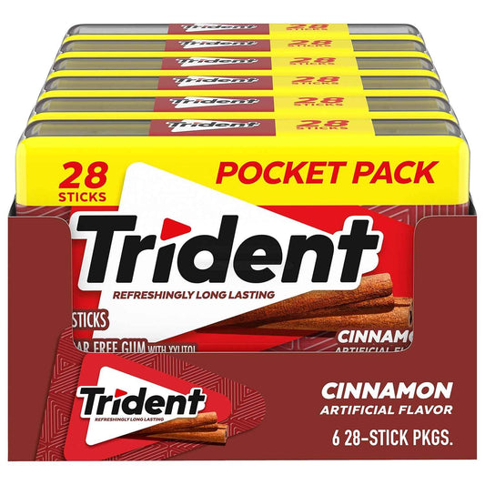 Trident Spearmint Chewing Gum – Office Productivity Pack for Meetings, Deadlines, and Mental Focus