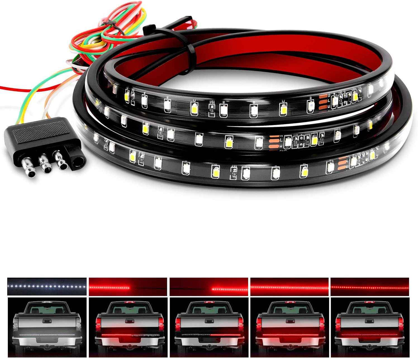 Nilight 60-Inch Truck Bed Light Bar – LED Strip for Camping, Loading, and Off-Road Night Use